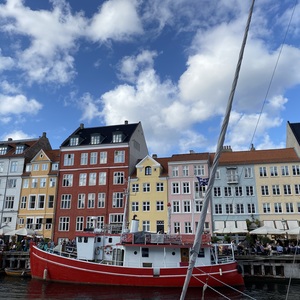 The Nyhavn waterfront canal